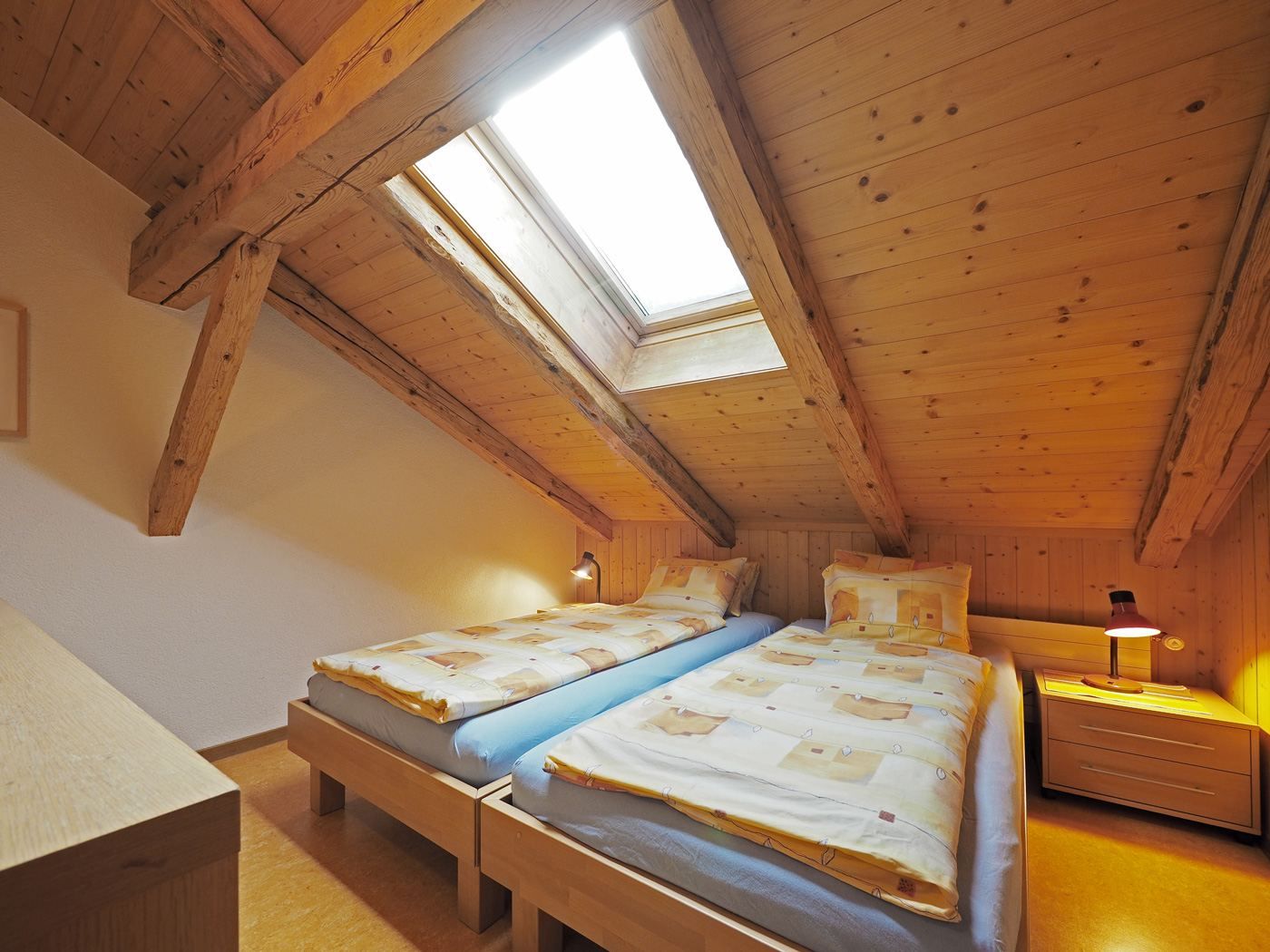 Room no. 5, the starlight room under the roof window